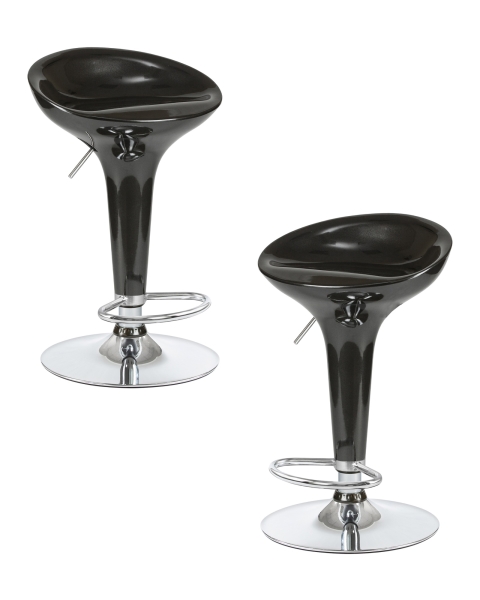 Набор 2 шт Стул барный BOMBA, черный
