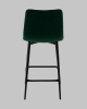 Стул полубарный Одди Diamond велюр темно-зеленый