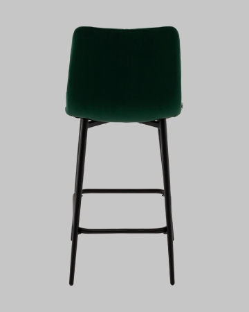 Стул полубарный Одди Diamond велюр темно-зеленый