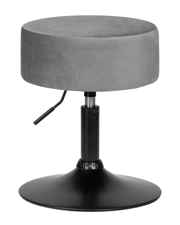 Пуф DANNY черный, серый велюр MJ9-75