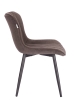 Обеденный стул Aqua ткань темно-коричневый