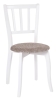 Стул Сальст тон 304 белый, ткань Лайн белый