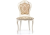 Стул деревянный Bronte молочный с патиной без подлокотников