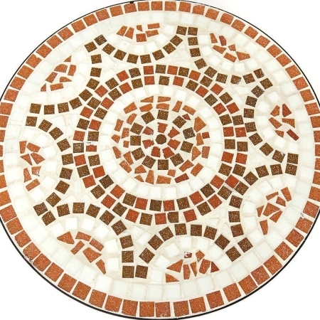 Стол Secret de Maison ROMEO (PL08-1070) металл, 60х72 см, черный, плитка "ROMANO"