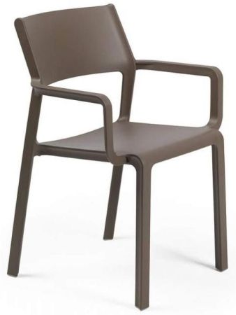 Кресло пластиковое Trill Armchair табак