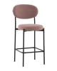 Стул полубарный Бриф DD велюр пыльно-розовый