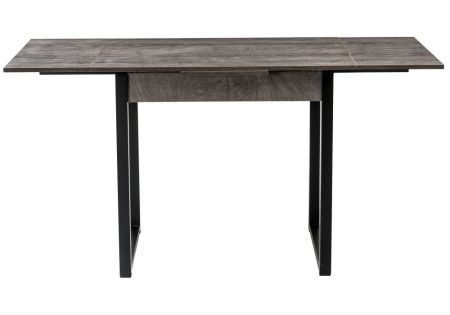 Стол деревянный Форли дуб рошелье, черный матовый