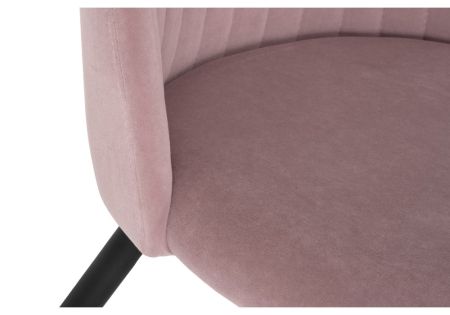 Стул Gabi 1 светло-фиолетовый, черный
