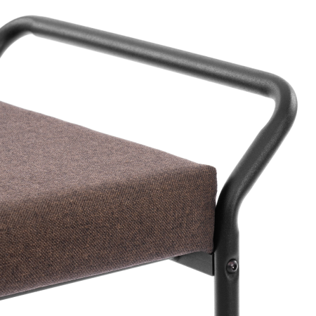 Пуф/стол Ergo/Эрго коричневая рогожка