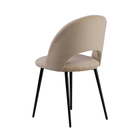Стул Джексон бежевый велюр velutto 18