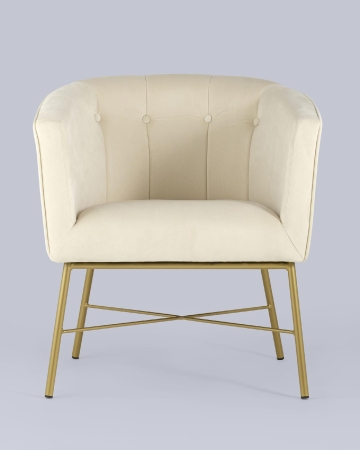 Кресло Шале велюр бежевый