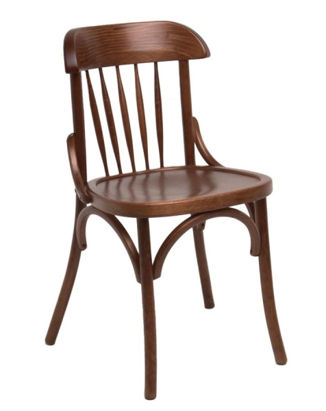 Стул венский Линц средний тон с твердым сиденьем