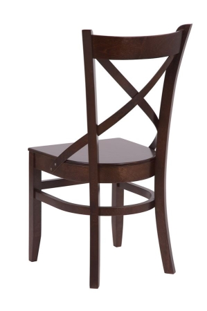 Стул "Hugo" твердый, темный тон
