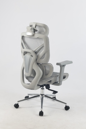 Кресло офисное TopChairs Structo серая сетка