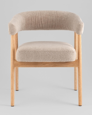 Стул обеденный Zubo с деревянными ножками бежевый Стул обеденный Zubo с деревянными ножками бежевый