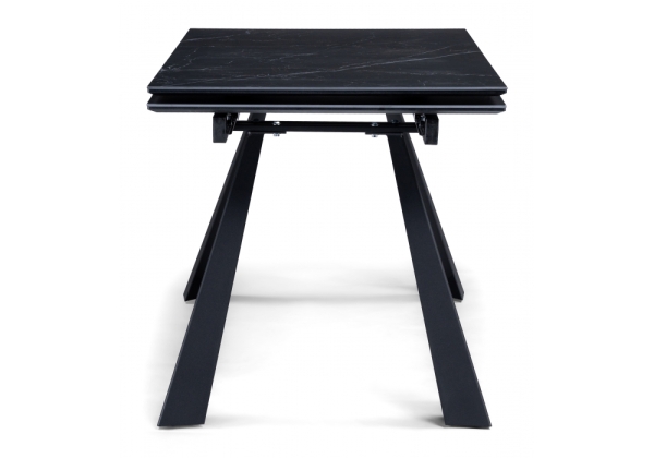 Керамический стол Маунт 140x80 черный мрамор, черный