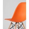 Стул Eames Style DSW оранжевый (разборный каркас)