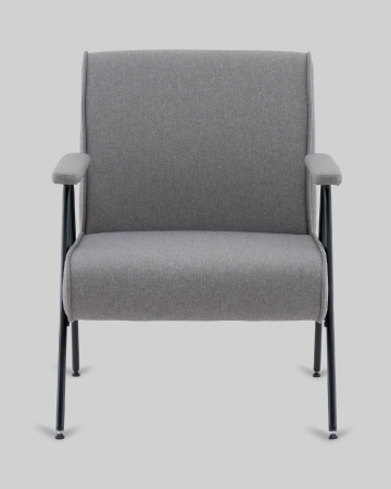 Кресло Эндино рогожка серый