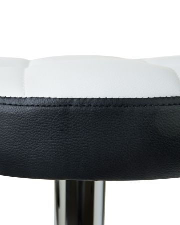 Табурет барный BRUNO бело-черный Табурет барный BRUNO бело-черный