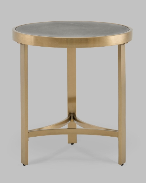 Журнальный столик Адриана 50*50 см серая керамика Журнальный столик Адриана 50*50 см серая керамика