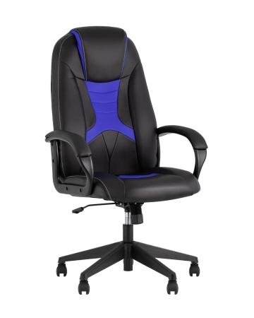 Кресло игровое TopChairs ST-CYBER 8 черный/синий