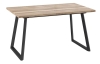 Стол раздвижной Napoli-140 дуб каньон, черный 140/185х85