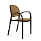 Кресло N-70 цвет черный с бежевой сеткой