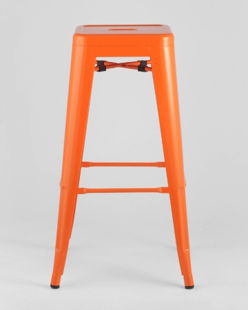 Стул барный TOLIX оранжевый глянцевый