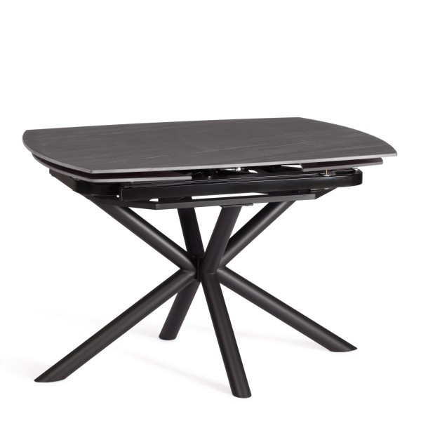 Стол обеденный Winston серый, металл и керамика, прямоугольная столешница