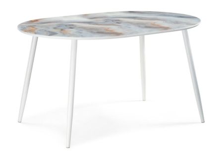 Обеденная группа Николет сиреневый, кианит, белый