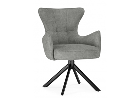 Стул на металлокаркасе Atlanta серый, черный