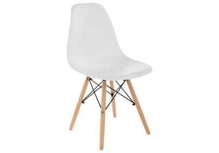 Стул деревянный Eames PC-015 белый