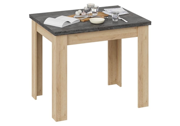 Стол деревянный Промо Тип 3 дуб крафт золотой, ателье темное Стол деревянный Промо Тип 3 дуб крафт золотой, ателье темное