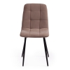 Стул CHILLY MAX велюр и металл, 45х59х88 см, серо-бежевый 08, черный