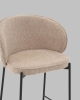 Стул полубарный Тисдейл букле бежевый