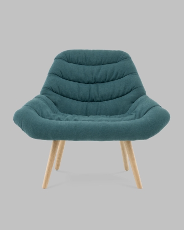 Кресло Олби Страйпс темно-бирюзовый