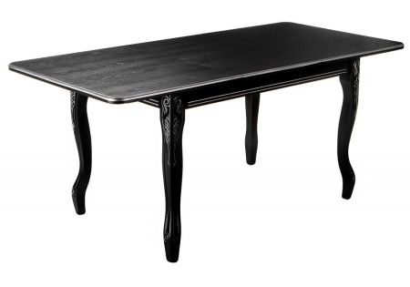 Деревянный стол Каллисто патина серебро