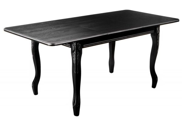 Деревянный стол Каллисто патина серебро