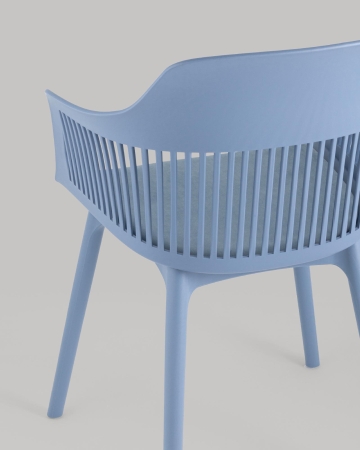 Стул Crocus с подушкой голубой