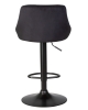 Стул барный LOGAN черный черный велюр MJ9-101