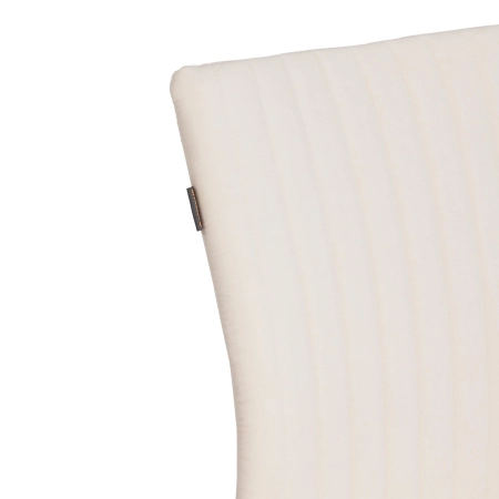 Стул обеденный Monte Carlo белый и серый, ткань и металл, мягкое сиденье, без подлокотников Стул обеденный Monte Carlo белый и серый, ткань и металл, мягкое сиденье, без подлокотников