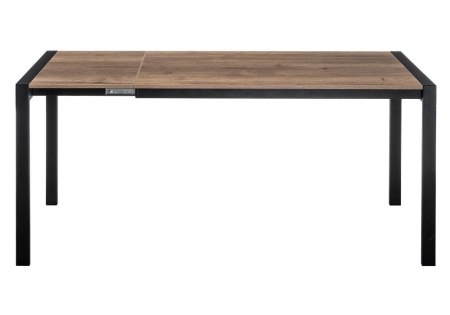 Стол деревянный Центавр дуб галифакс, черный матовый