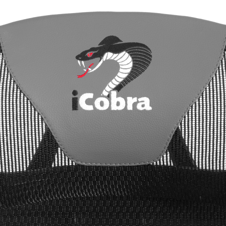 Кресло iCobra черная экокожа