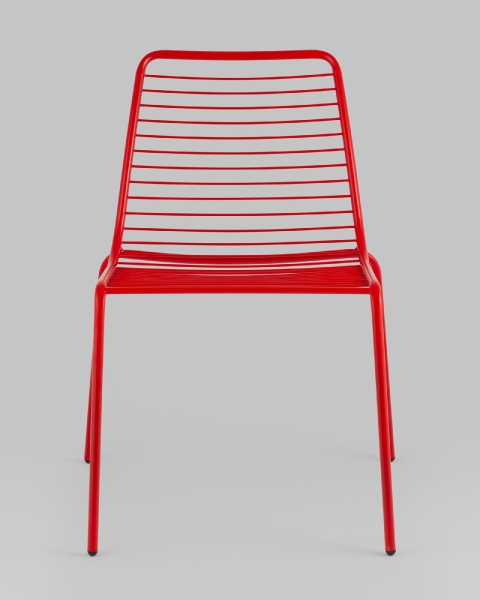 Стул Дели металл красный