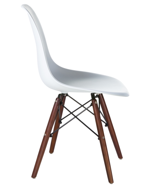 Стул обеденный LMZL-PP623 ножки темный бук сиденья белый
