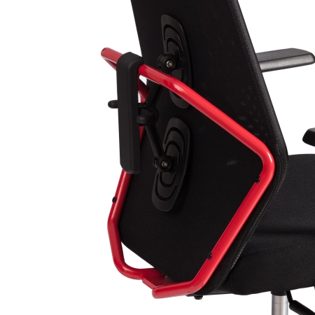 Кресло Matrix черный, ткань, металл, пластик, мягкое сиденье, с подлокотниками