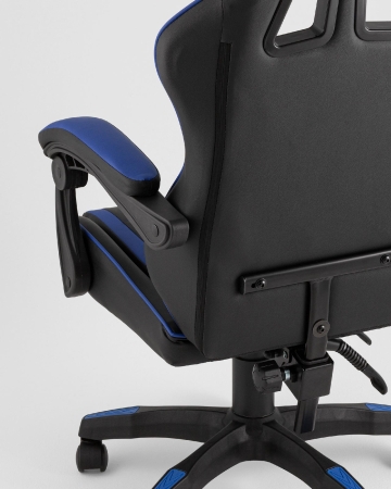 Кресло спортивное TopChairs Shadow черно-синий Кресло спортивное TopChairs Shadow черно-синий