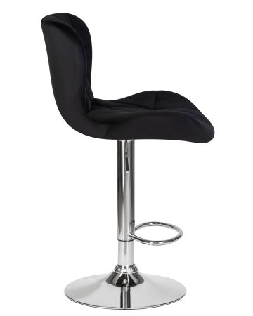 Стул барный BARNY черный велюр MJ9-101