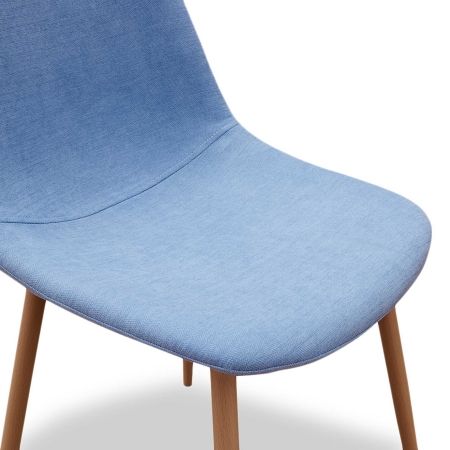 Стул DC-350 голубой, дерево Стул DC-350 голубой, дерево