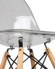Набор 4 шт Стул обеденный DSW CASPER, ножки светлый бук прозрачный